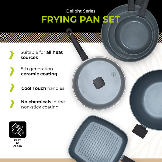 BE | LIVING Delight Serie Pannenset – 6 delig