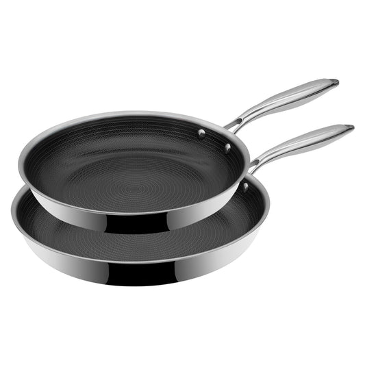 BE | LIVING CIRCLAD Serie - 2-delige Koekenpannen Set 26 cm + 30 cm