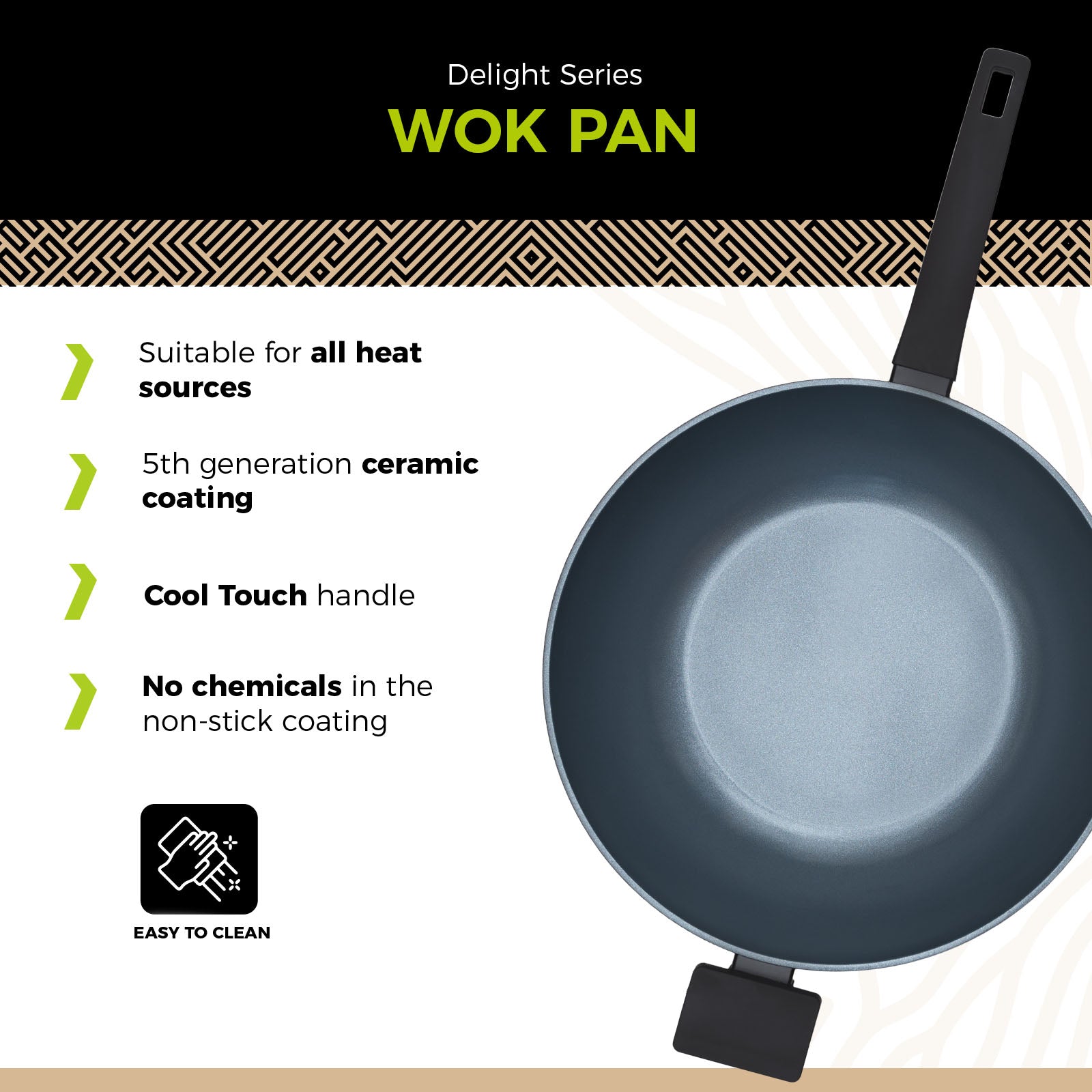 BE | LIVING Delight Series Wok Ø 32 cm