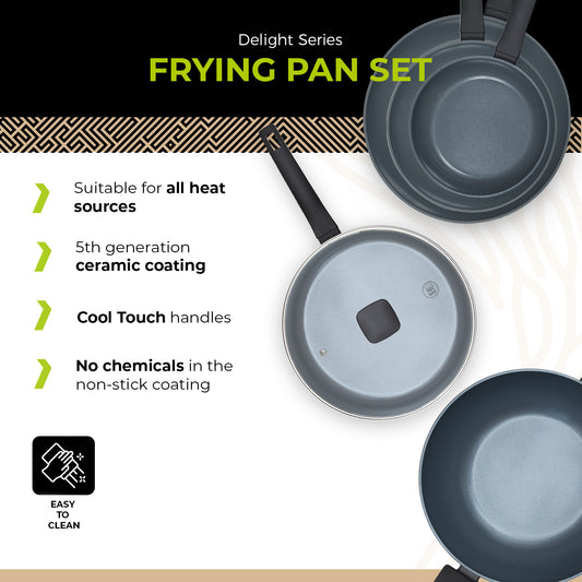 BE | LIVING Delight Serie Pannenset – 5-delig