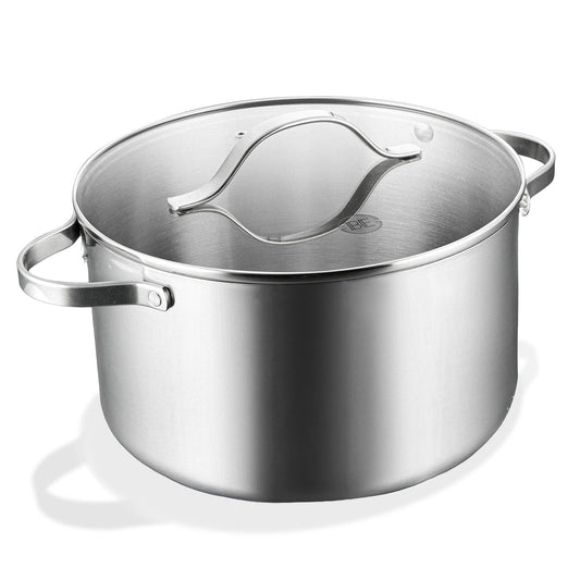 BE | LIVING Essential Serie Soeppan 26 cm (Drielaags roestvrij staal)