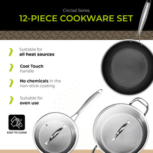 BE | LIVING CIRCLAD Serie 12-delige Kookgerei Set