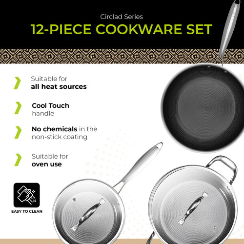 BE | LIVING CIRCLAD Serie 12-delige Kookgerei Set