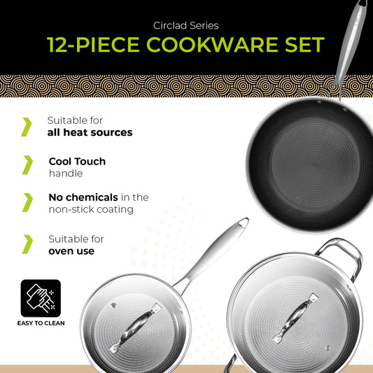 BE | LIVING CIRCLAD Serie 12-delige Kookgerei Set