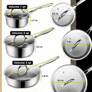 BE | LIVING CIRCLAD Serie 12-delige Kookgerei Set