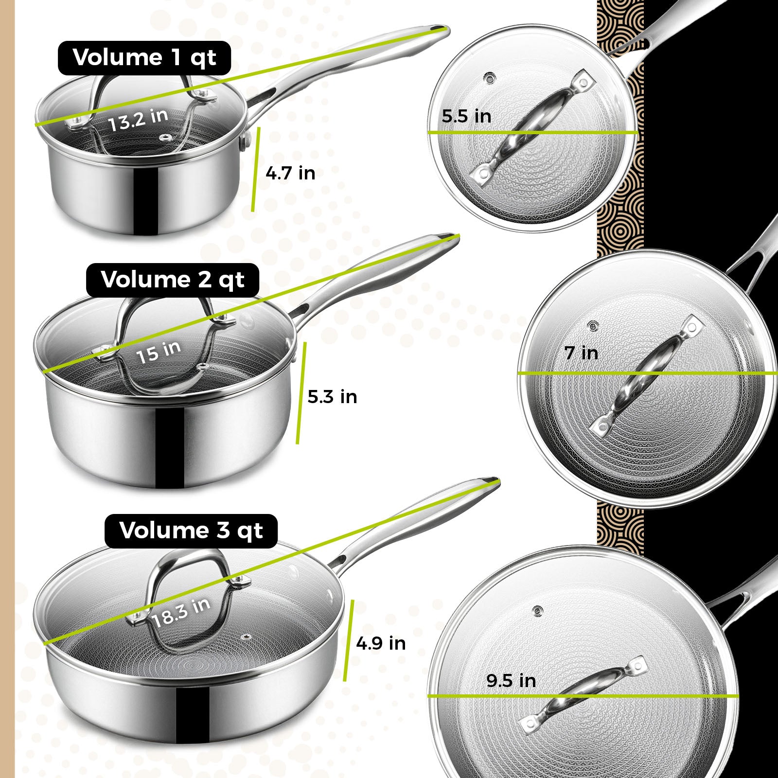 BE | LIVING CIRCLAD Serie 12-delige Kookgerei Set