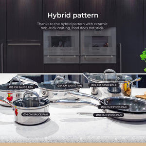 BE | LIVING CIRCLAD Serie 12-delige Kookgerei Set