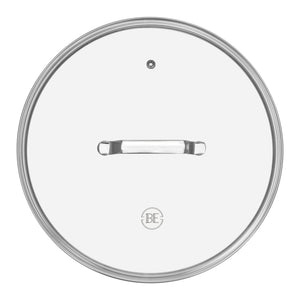 BE | LIVING Eon Serie Sautépan met deksel 5 qt / 11 inch / 28 cm (Titanium)