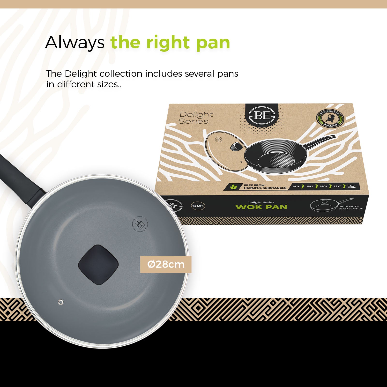 ecomposer-Wok with Lid